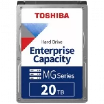 Toshiba MG11 20TB 3.5 inch enterprise HDD (MG11ACA20TE): 7200 RPM, SATA 6 Gb/s, helium-sealed, 550 TB/year, 24/7 operation for servers and NAS.