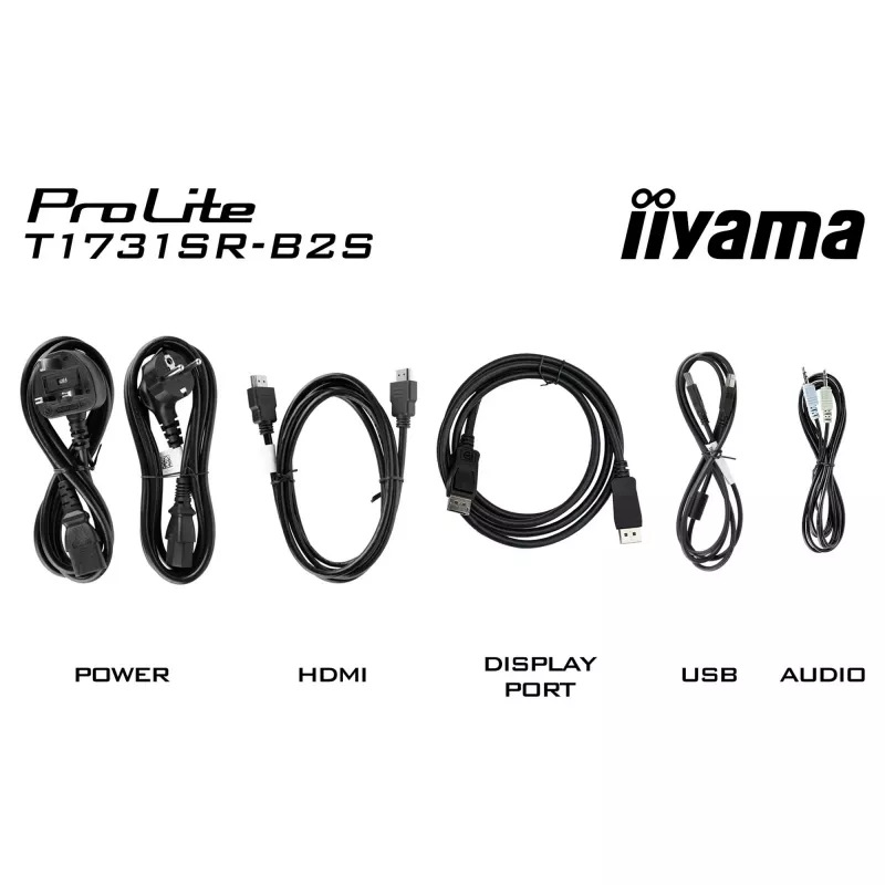 iiyama ProLite T1731SR-B2S 17 inch SXGA Resistive Touch Monitor