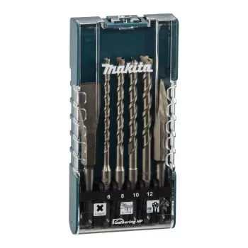Makita E-15746 SDS-Plus Drill & Chisel Set, 6-Piece
