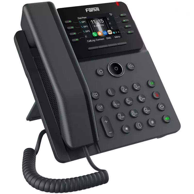 Fanvil V62G Gigabit SIP IP Desk Phone (12 Lines, Colour Display)