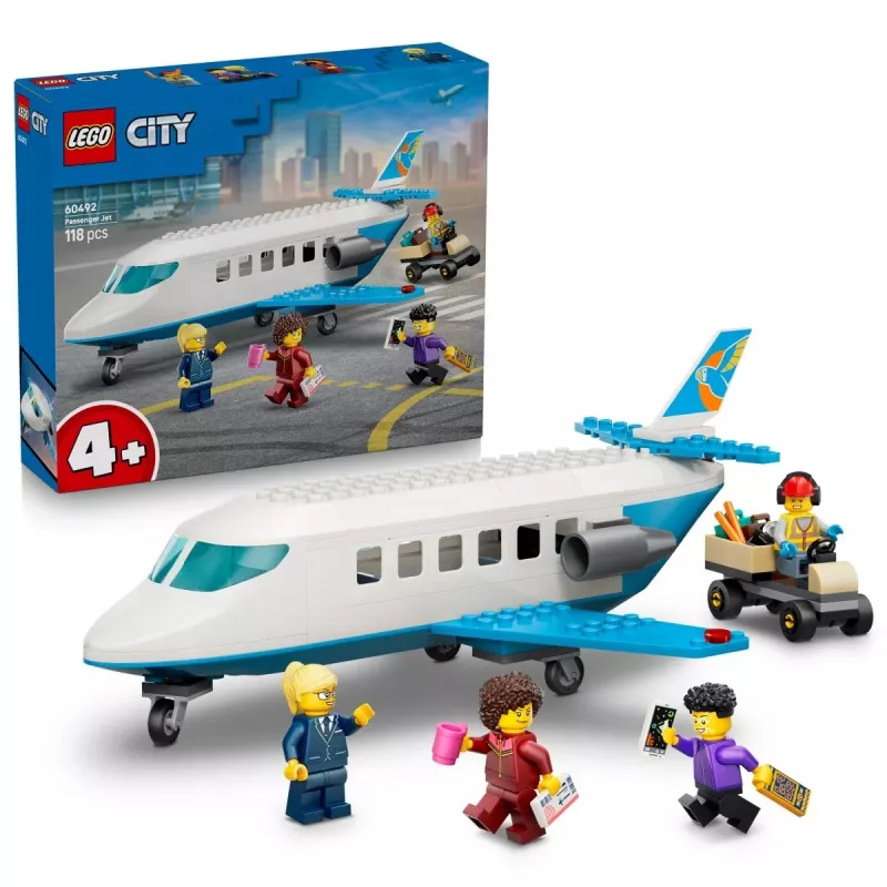 LEGO City 60492 Passenger Jet (118 pcs)