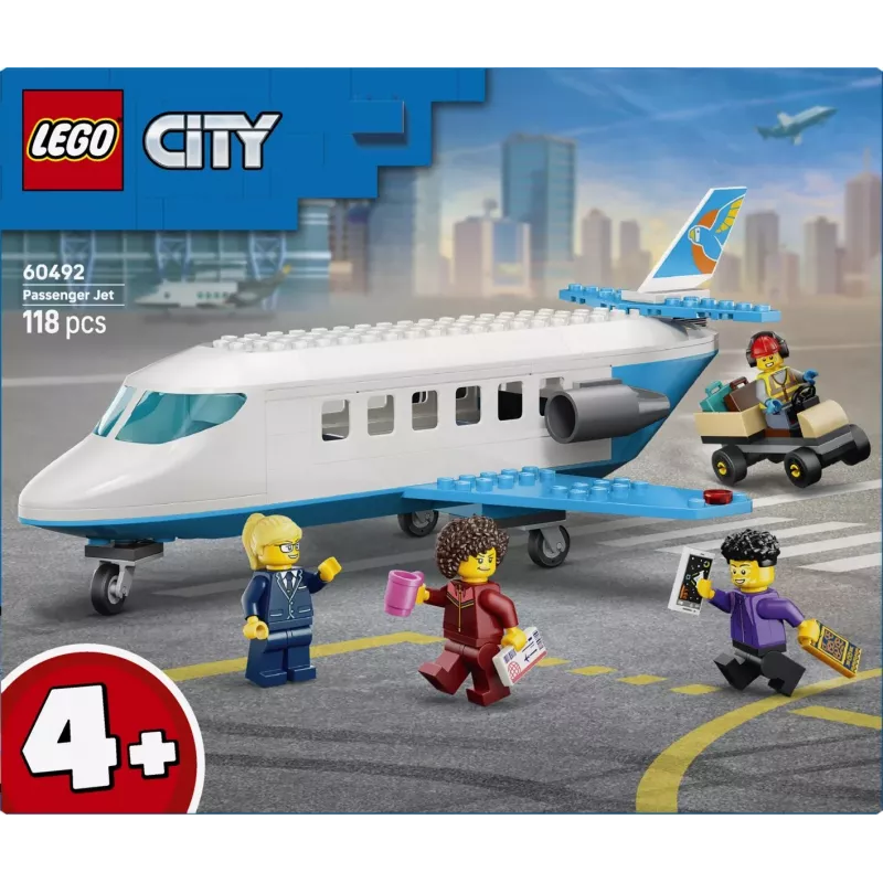 LEGO City 60492 Passenger Jet (118 pcs)