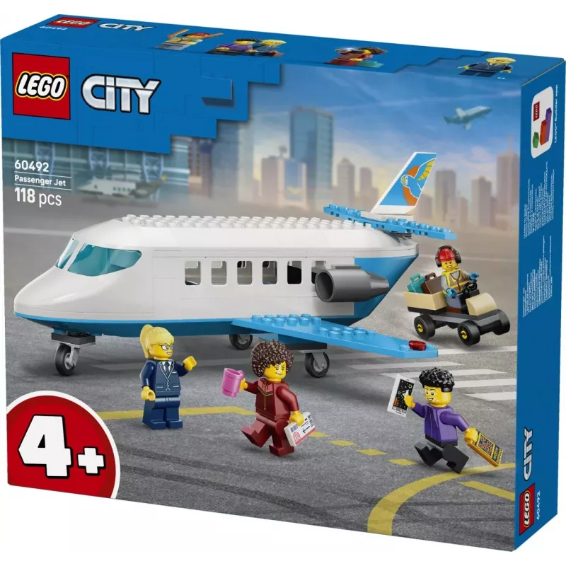 LEGO City 60492 Passenger Jet (118 pcs)