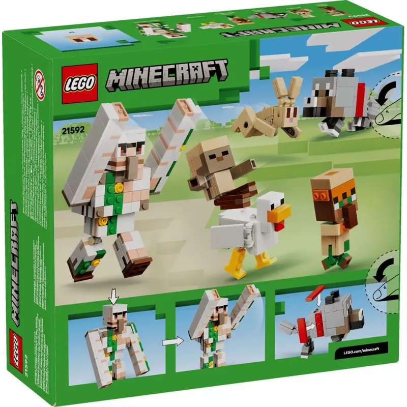 LEGO Minecraft 21592 Chicken Jockey Desert Attack (428 pcs)