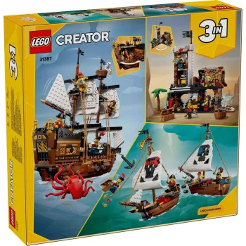 LEGO Creator 3-in-1 31387 Iconic Pirate Ship (1074 pcs)