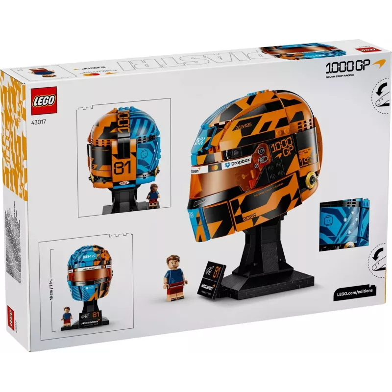LEGO Editions 43017 McLaren F1 Oscar Piastri Helmet (793 pcs)