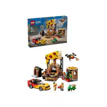 LEGO City 60496 Pizza Delivery Experience with Vehicles (494 pcs)