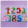 LEGO 40807 Birthday Numbers - Buildable Animal Cake Toppers (281 pcs)