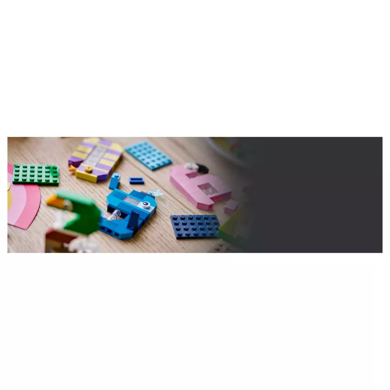 LEGO 40807 Birthday Numbers - Buildable Animal Cake Toppers (281 pcs)