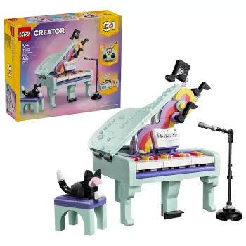 LEGO Creator 3-in-1 31392 Music Decor Piano with Cat (485 pcs)