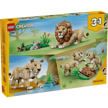 LEGO Creator 3-in-1 31386 Wild Animals: Majestic Lion (839 pcs)