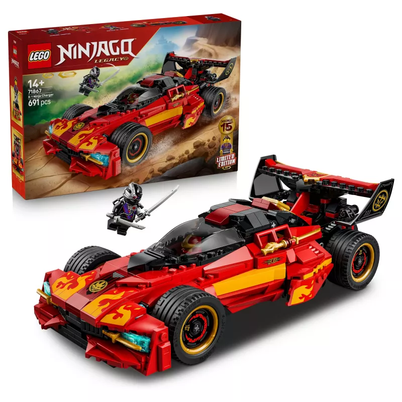 LEGO NINJAGO 71867 X-1 Ninja Charger 15th Anniversary (691 pcs)