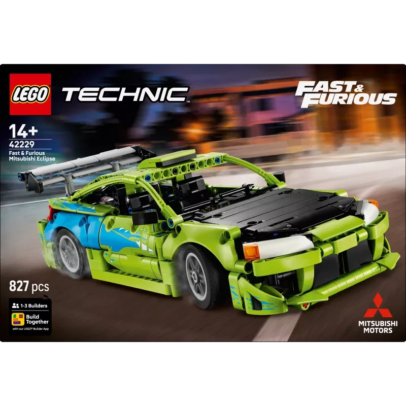 LEGO Technic 42229 Fast & Furious Mitsubishi Eclipse (827 pcs)