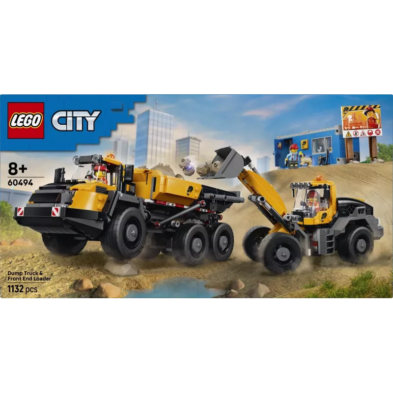 LEGO City 60494 Dump Truck & Front End Loader (1132 pcs)