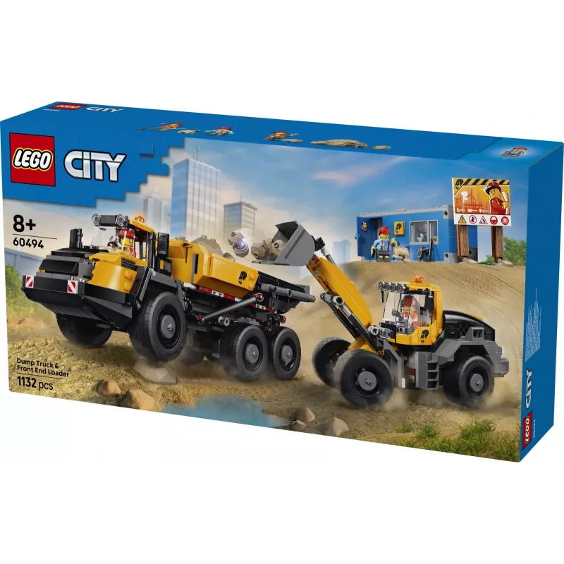 LEGO City 60494 Dump Truck & Front End Loader (1132 pcs)