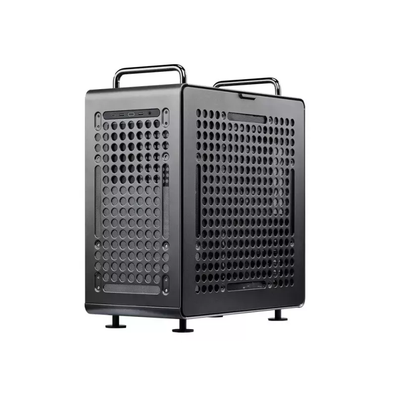 Cooler Master QUBE 540 Stardust Iron ATX Mid-Tower Case (Tempered Glass)