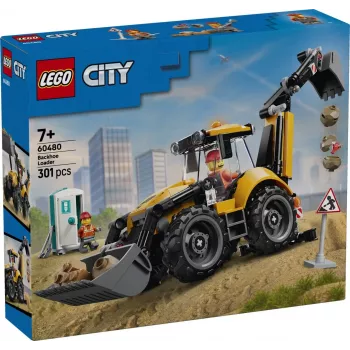 LEGO City 60480 Yellow Backhoe Loader (301 pcs)