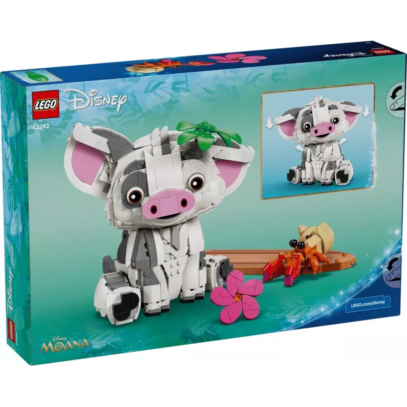 LEGO Disney 43292 Pua (Moana) Buildable Figure (885 pcs)