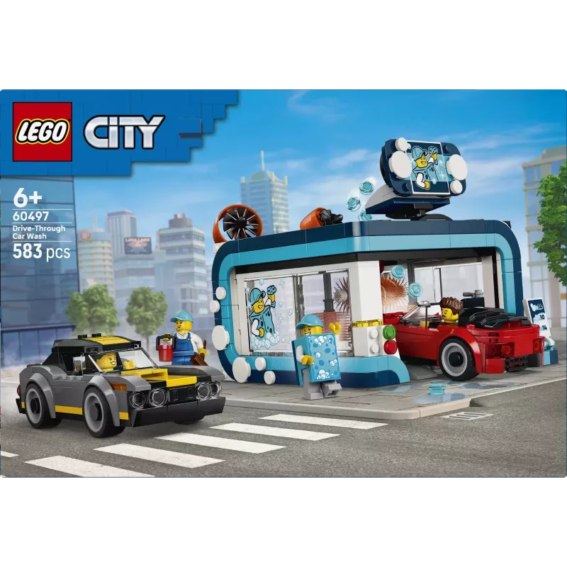 LEGO City 60497 Drive-Through Car Wash (583 pcs)
