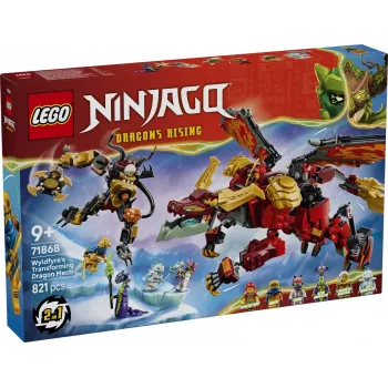 LEGO NINJAGO 71868 Wyldfyre's Transforming Dragon Mech (821 pcs)