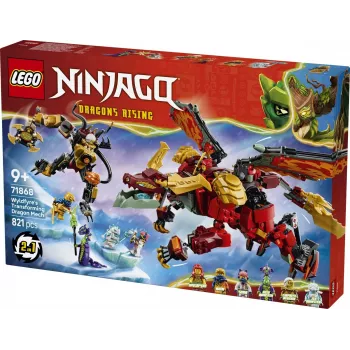 LEGO NINJAGO 71868 Wyldfyre's Transforming Dragon Mech (821 pcs)