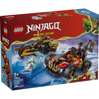 LEGO NINJAGO 71864 Kai and Cole's Combiner Vehicles (394 pcs)