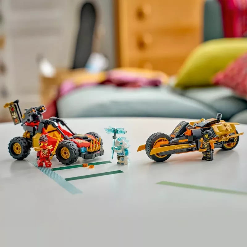 LEGO NINJAGO 71864 Kai and Cole's Combiner Vehicles (394 pcs)