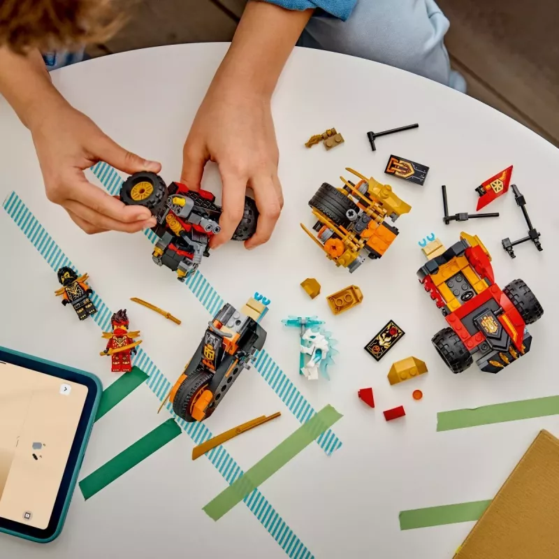LEGO NINJAGO 71864 Kai and Cole's Combiner Vehicles (394 pcs)