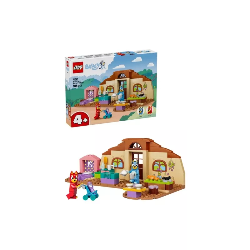 LEGO Bluey 11221 School with Rusty and Bluey (106 pcs)
