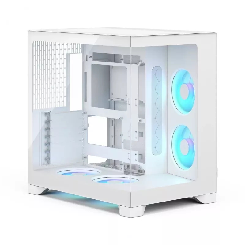 Fractal Design Pop 2 Vision White RGB ATX Mid-Tower Case (Tempered Glass)