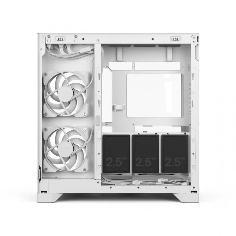 Fractal Design Pop 2 Vision White RGB ATX Mid-Tower Case (Tempered Glass)