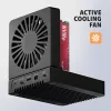AXAGON ADSA-M2C44 USB4 40Gbps 4-Bay M.2 NVMe SSD Docking Station with Offline Clone Function, Aluminium, Active Cooling