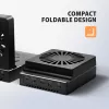 AXAGON ADSA-M2C44 USB4 40Gbps 4-Bay M.2 NVMe SSD Docking Station with Offline Clone Function, Aluminium, Active Cooling