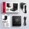AXAGON ADSA-M2C44 USB4 40Gbps 4-Bay M.2 NVMe SSD Docking Station with Offline Clone Function, Aluminium, Active Cooling
