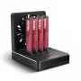 AXAGON ADSA-M2C44 USB4 40Gbps 4-Bay M.2 NVMe SSD Docking Station with Offline Clone Function, Aluminium, Active Cooling