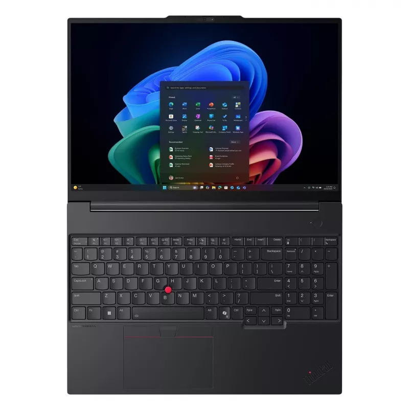 Lenovo ThinkPad E16 Gen 4 16 inch WUXGA Business Laptop Intel Core Ultra 5 325 16GB DDR5 512GB SSD Intel Graphics Windows 11 Pro Black (QWERTZ)