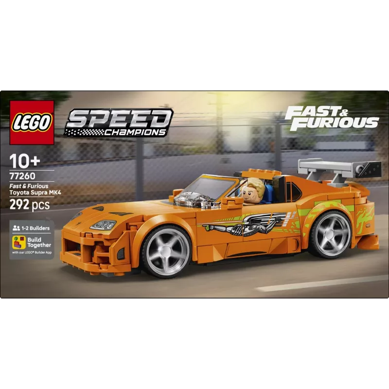 LEGO Speed Champions 77260 The Fast and The Furious Toyota Supra MK4 (292 pcs)