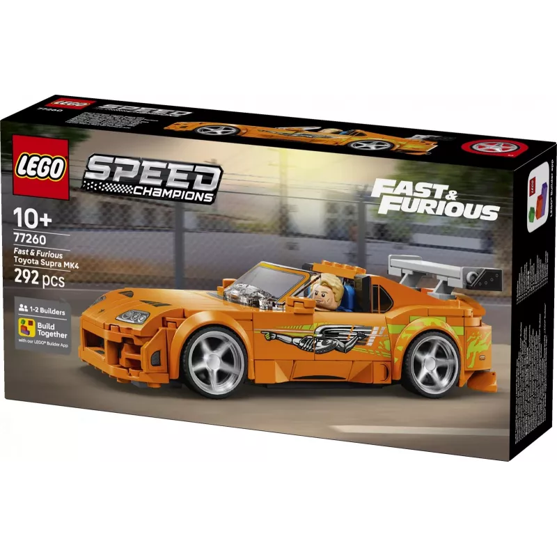 LEGO Speed Champions 77260 The Fast and The Furious Toyota Supra MK4 (292 pcs)