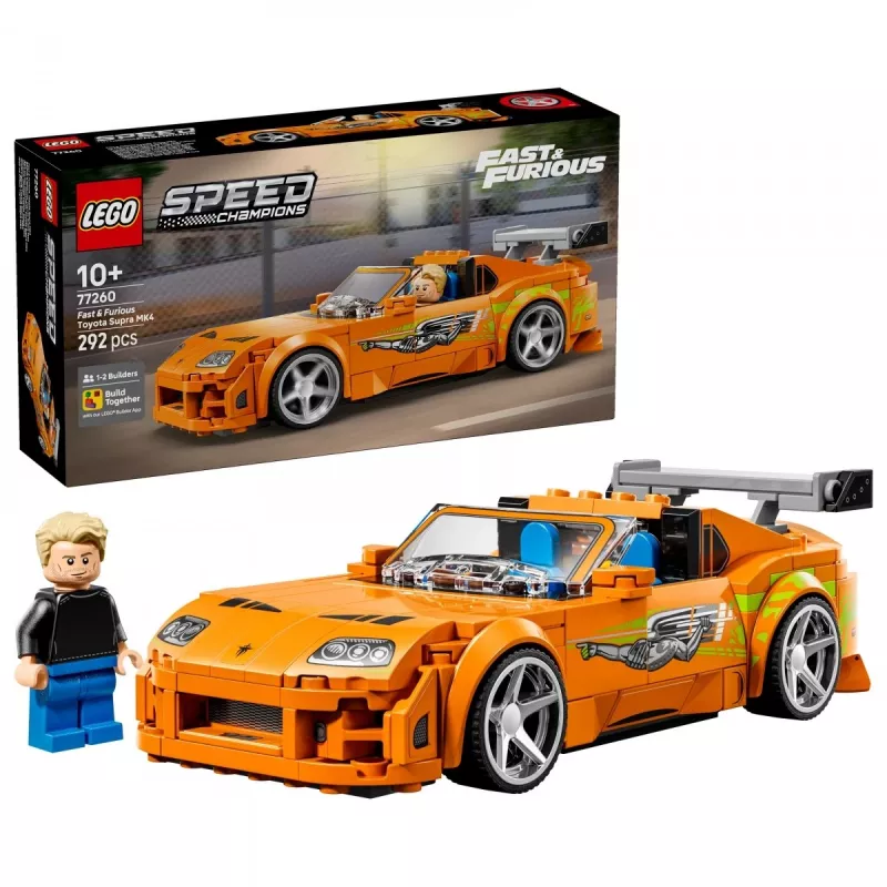 LEGO Speed Champions 77260 The Fast and The Furious Toyota Supra MK4 (292 pcs)