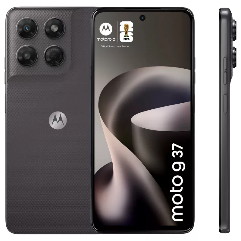 Motorola Moto G37 Smartphone - 6.67 inch Full HD+ 120Hz LCD - MediaTek Dimensity 6300 - 4 GB RAM - 128 GB Storage - 50 MP Camera - 5200 mAh - 5G - Android 16 - IP64 - Pantone Impenetrable