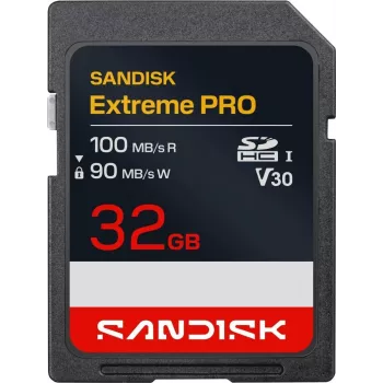 SanDisk Extreme PRO SDHC UHS-I 32GB Memory Card 100MB/s V30 U3