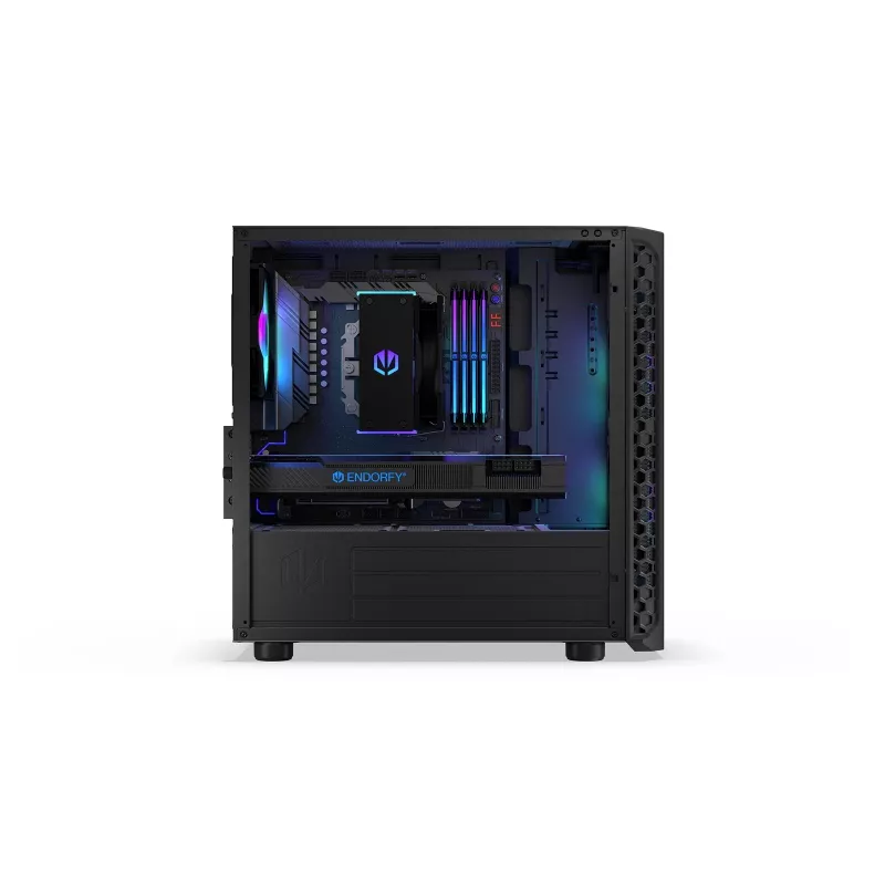 PC case Endorfy Signum M30 ARGB — Micro Tower mATX, mesh front, 3x 120 mm ARGB fans, tempered glass, USB-C 20 Gb/s