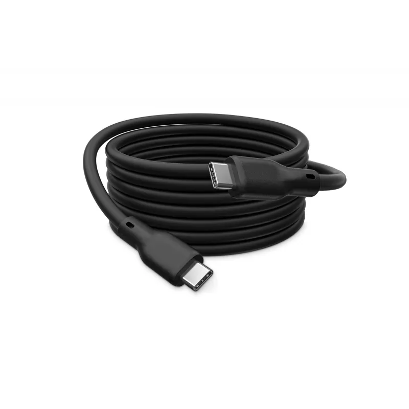 DIGITUS USB4 Version 2.0 Silicone Cable USB-C to USB-C 80Gbps 240W 16K 0.5m Black AK-300350-005-S