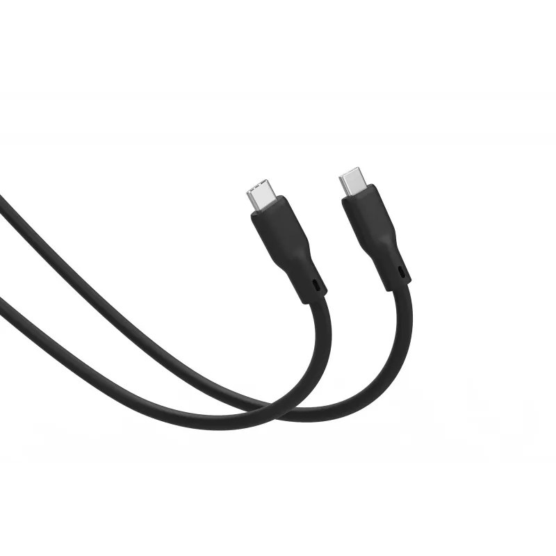 DIGITUS USB4 Version 2.0 Silicone Cable USB-C to USB-C 80Gbps 240W 16K 0.5m Black AK-300350-005-S