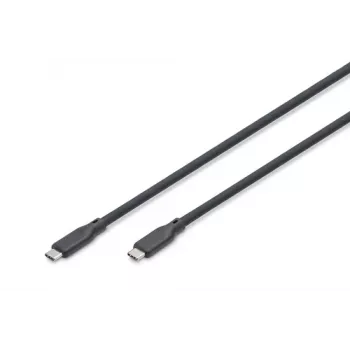 DIGITUS USB4 v2.0 Silicone Cable AK-300350-010-S — USB-C to USB-C, 80Gbps, 240W PD 3.1, 16K@60Hz, 1m, Black