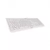 CHERRY KC 1000 Wired USB Keyboard - Spanish QWERTY Layout, Pale Grey