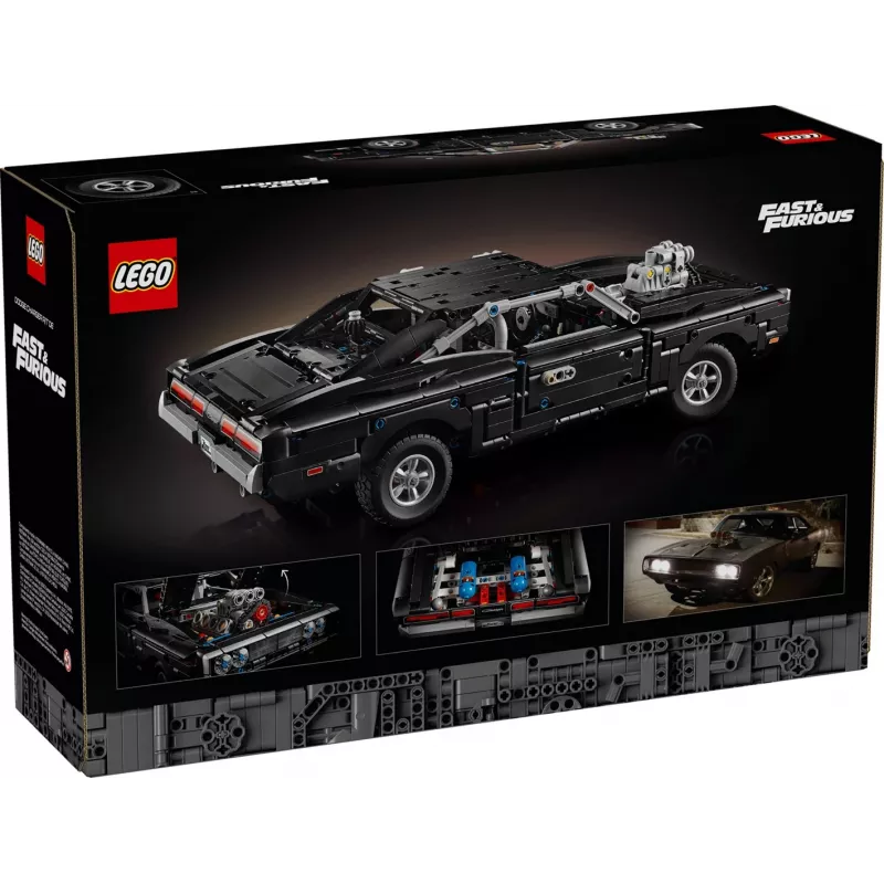 LEGO Technic 42231 Fast & Furious Dodge Charger R/T Car (1516 pieces, 18+)