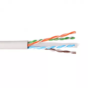 Extralink CAT6A U/UTP indoor twisted pair installation cable 305 m White EX.96631