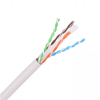 Extralink CAT6A U/UTP indoor twisted pair installation cable 305 m White EX.96631