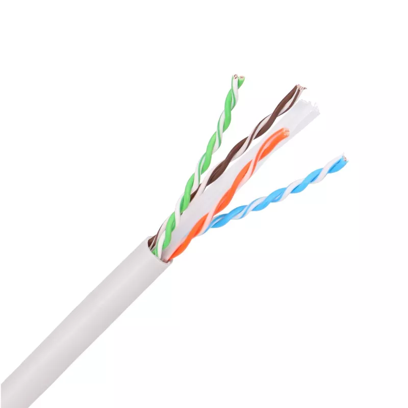Extralink CAT6A U/UTP indoor twisted pair installation cable 305 m White EX.96631